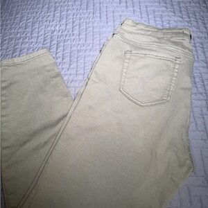 Amazon Essentials Olive Skinny Jeans Size 16